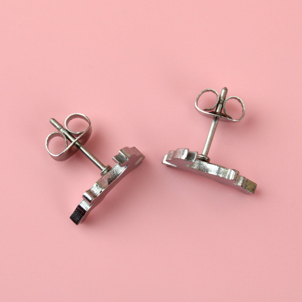 Rabbit shaped stainless steel studs