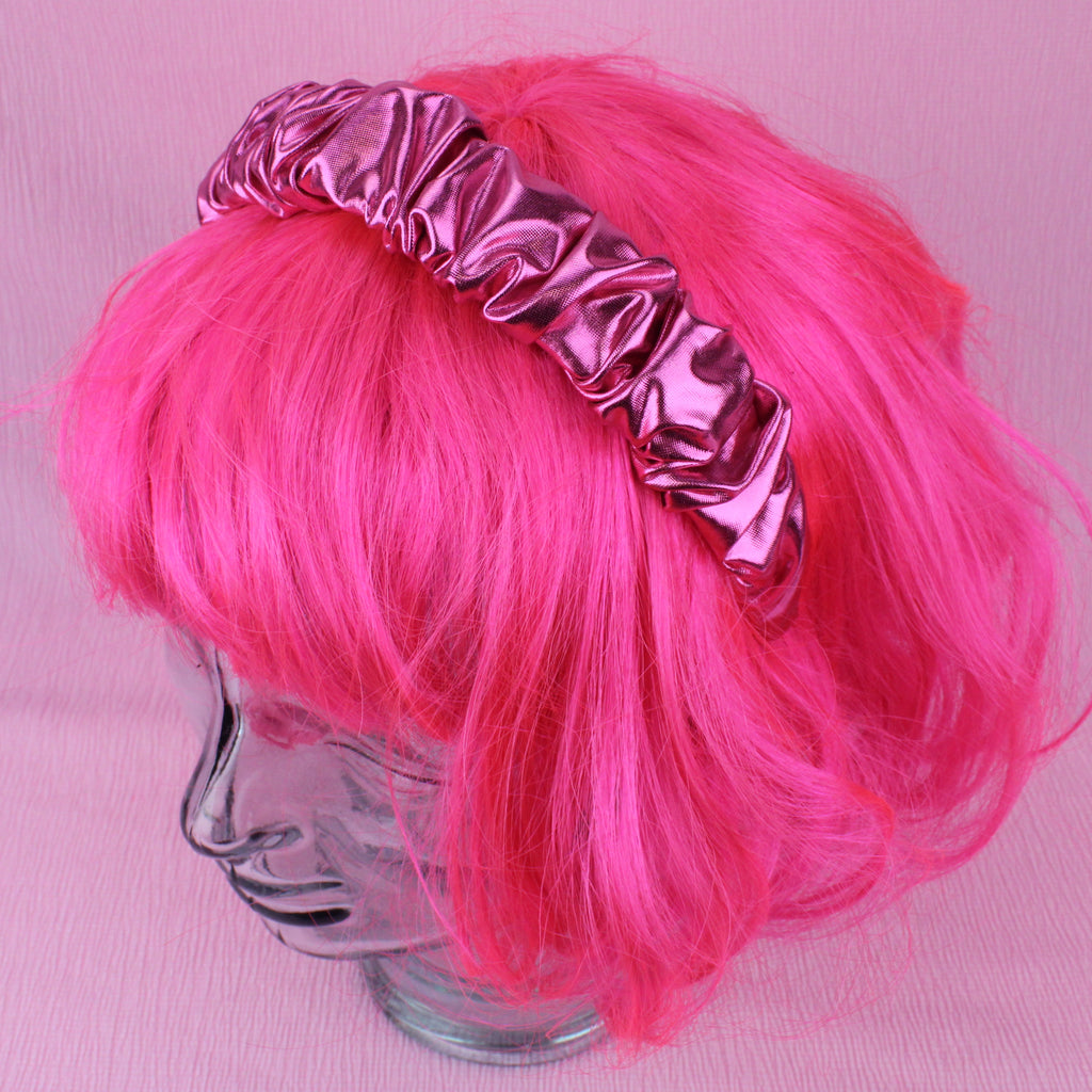 Trixie Headband shown on a wig for scale