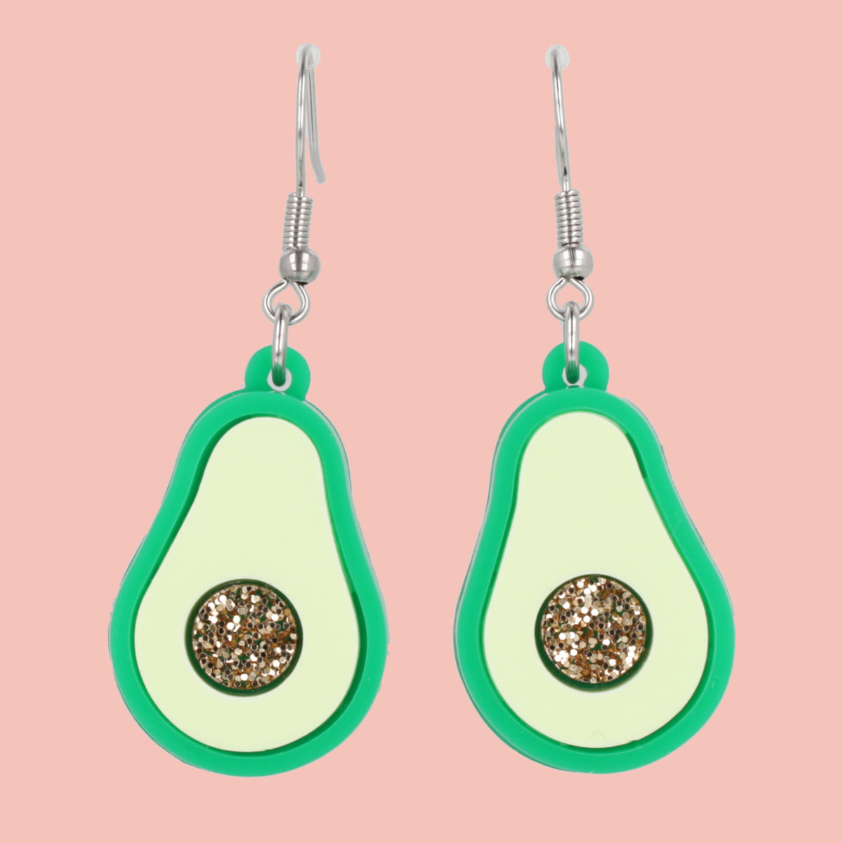 Boucles D'oreilles Citron & Porte-clés Avocat - Neufs Avec étiquettes, Fun Et Tendance