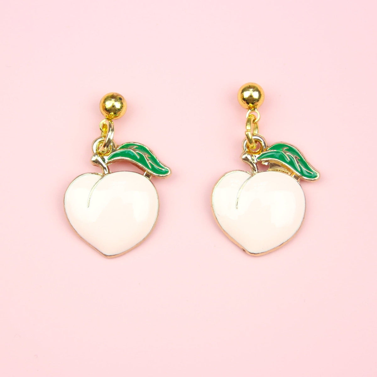Peach Earrings Sour Cherry