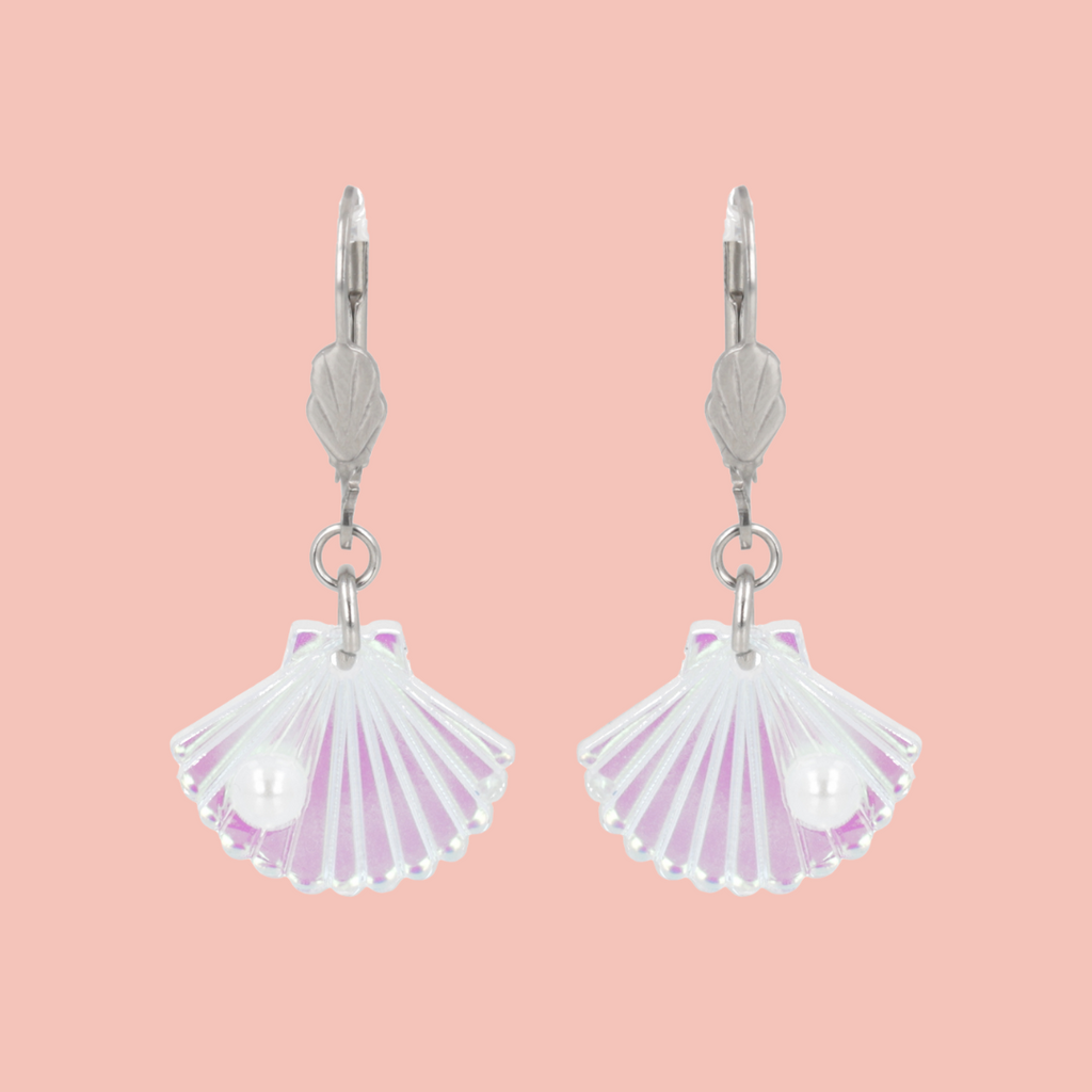 Hot Pearl Summer Earrings (Iridescent) - Sour Cherry
