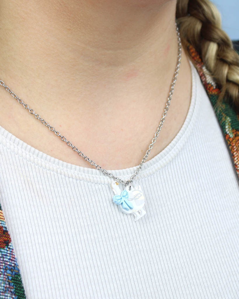 Silly Goose Necklace - Sour Cherry