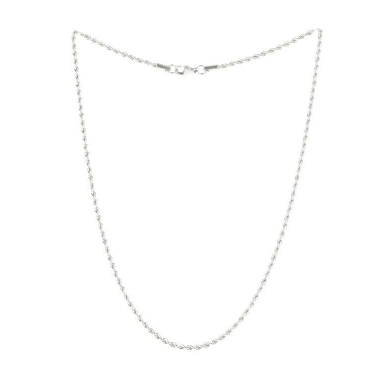 17 Inch Rope Chain Necklace - Sour Cherry