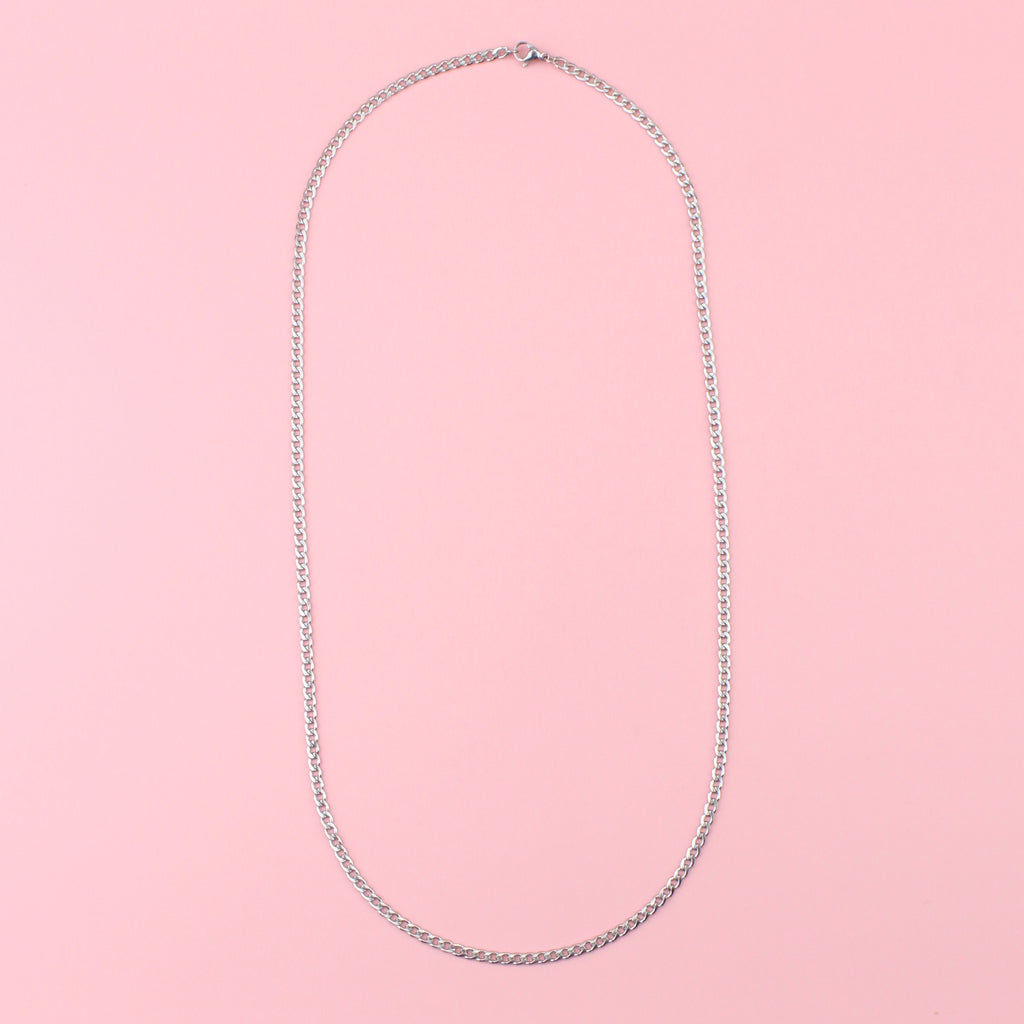 3mm Curb Chain Necklace