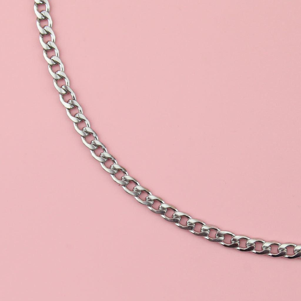 3mm Curb Chain Necklace