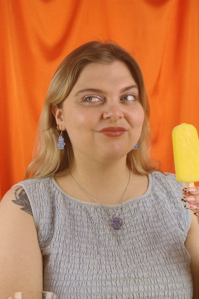 Tin O' Sardines Necklace - Sour Cherry