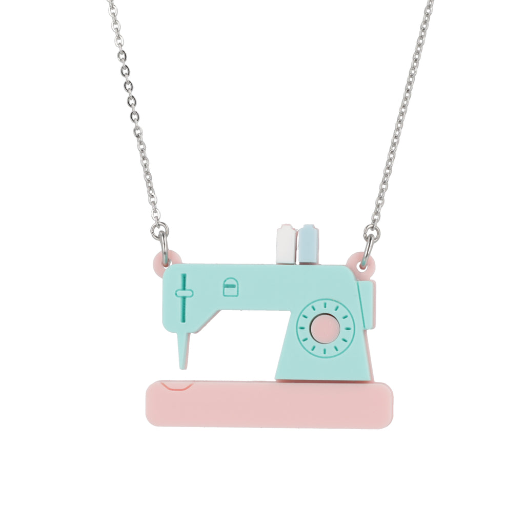 A Stitch in Time Necklace - Sour Cherry