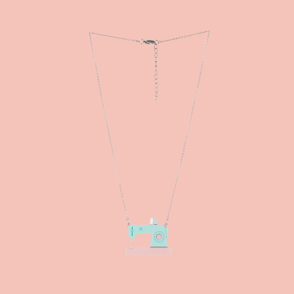A Stitch in Time Necklace - Sour Cherry