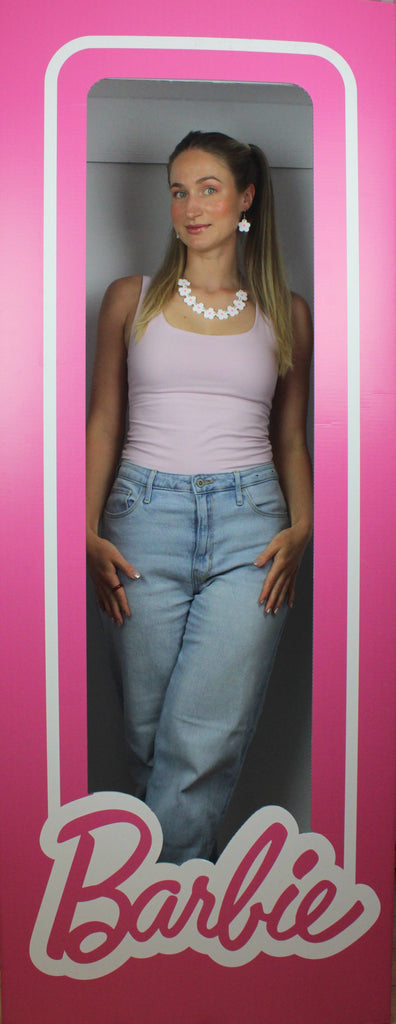 Daisy Chain Earrings - Sour Cherry