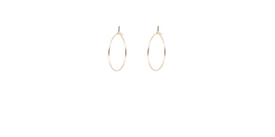20mm Wire Hoops (Gold Plated)