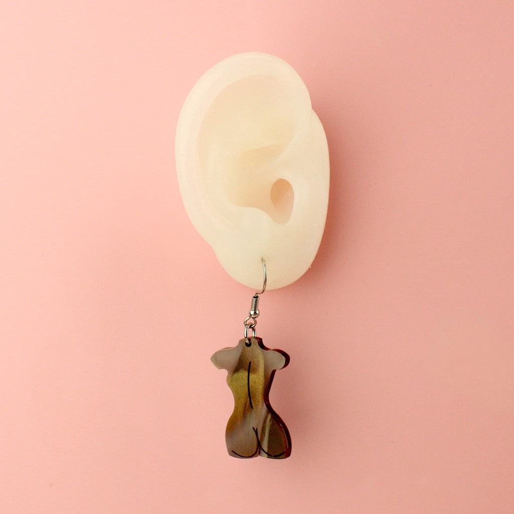 Birthday Suit Earrings- Chestnut - Sour Cherry