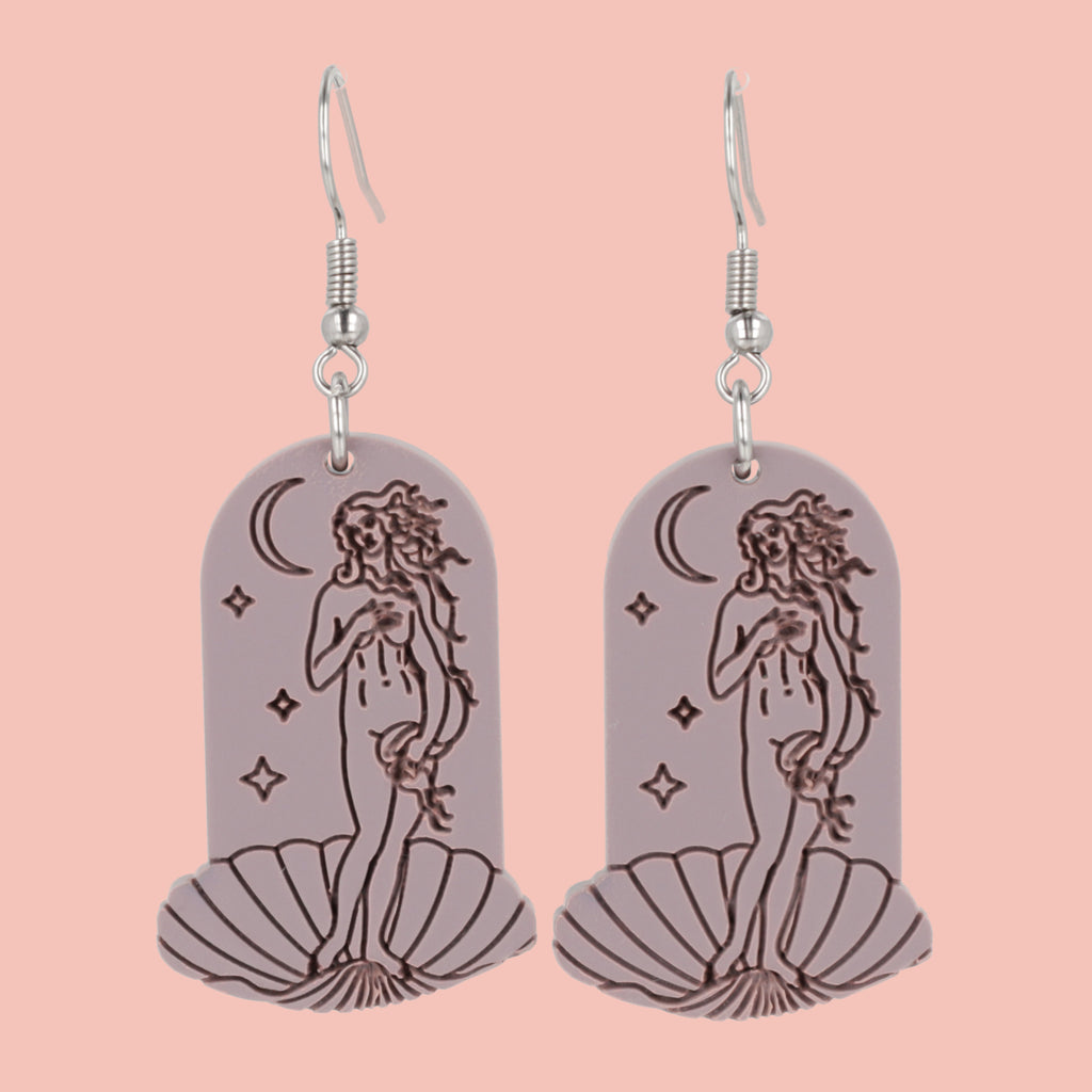 Birth of Venus Arch Earrings - Lavender - Sour Cherry