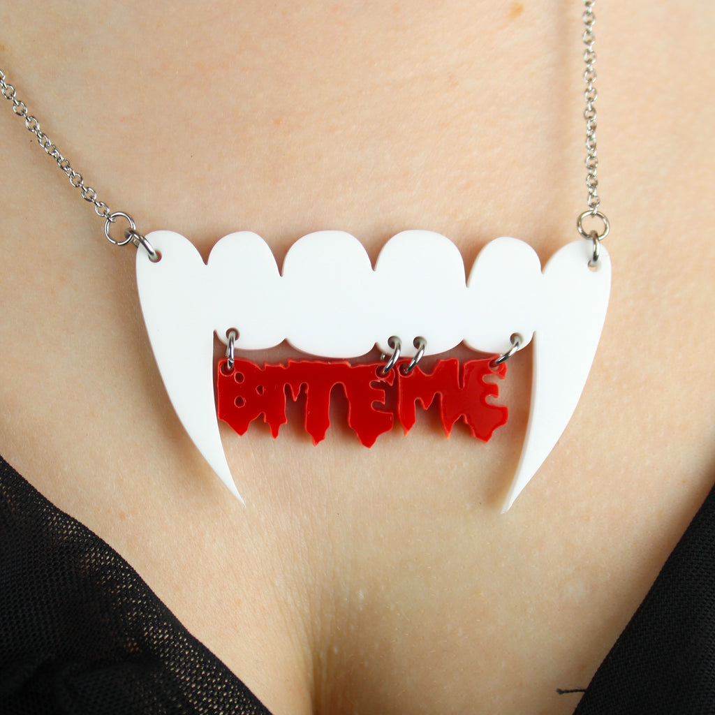 Bite Me Necklace - Sour Cherry