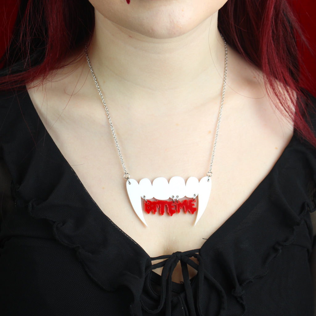 Bite Me Necklace - Sour Cherry
