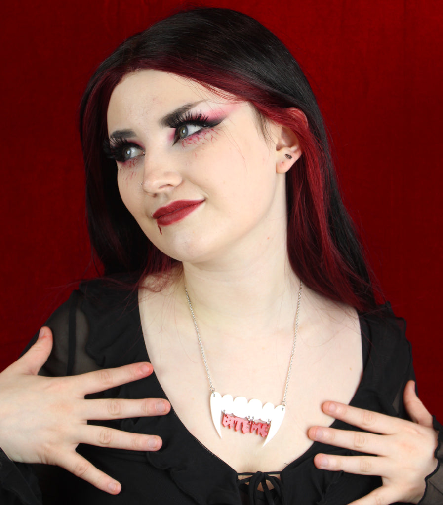 Bite Me Necklace - Sour Cherry