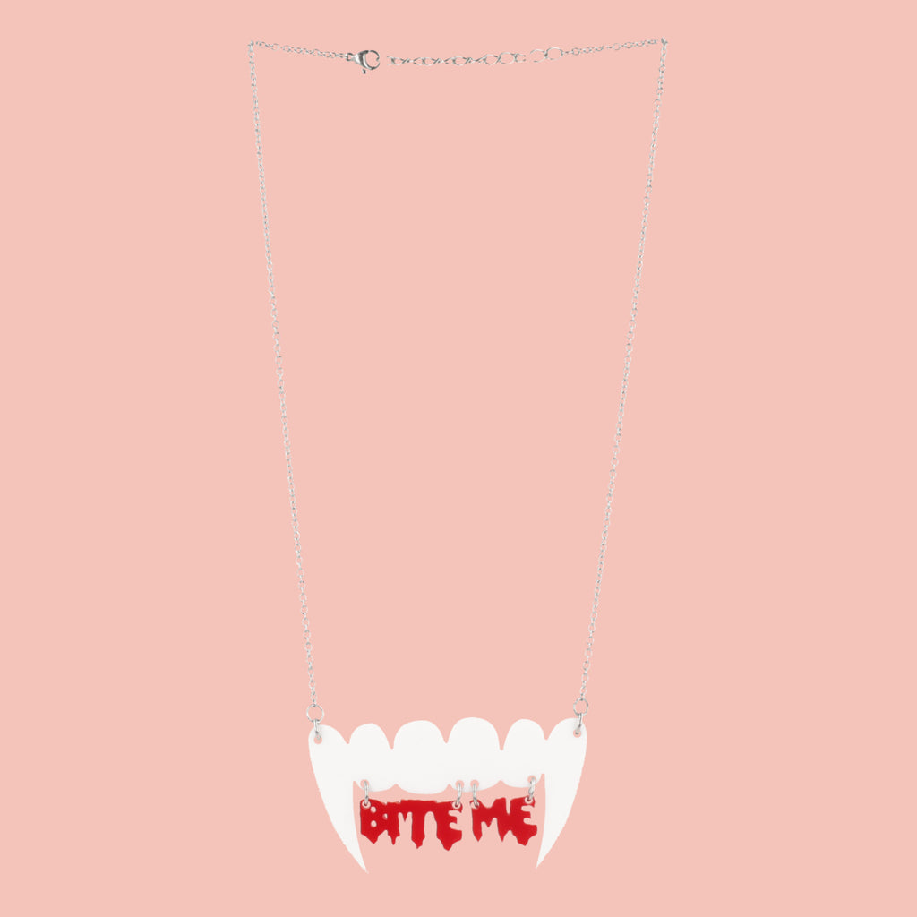 Bite Me Necklace - Sour Cherry