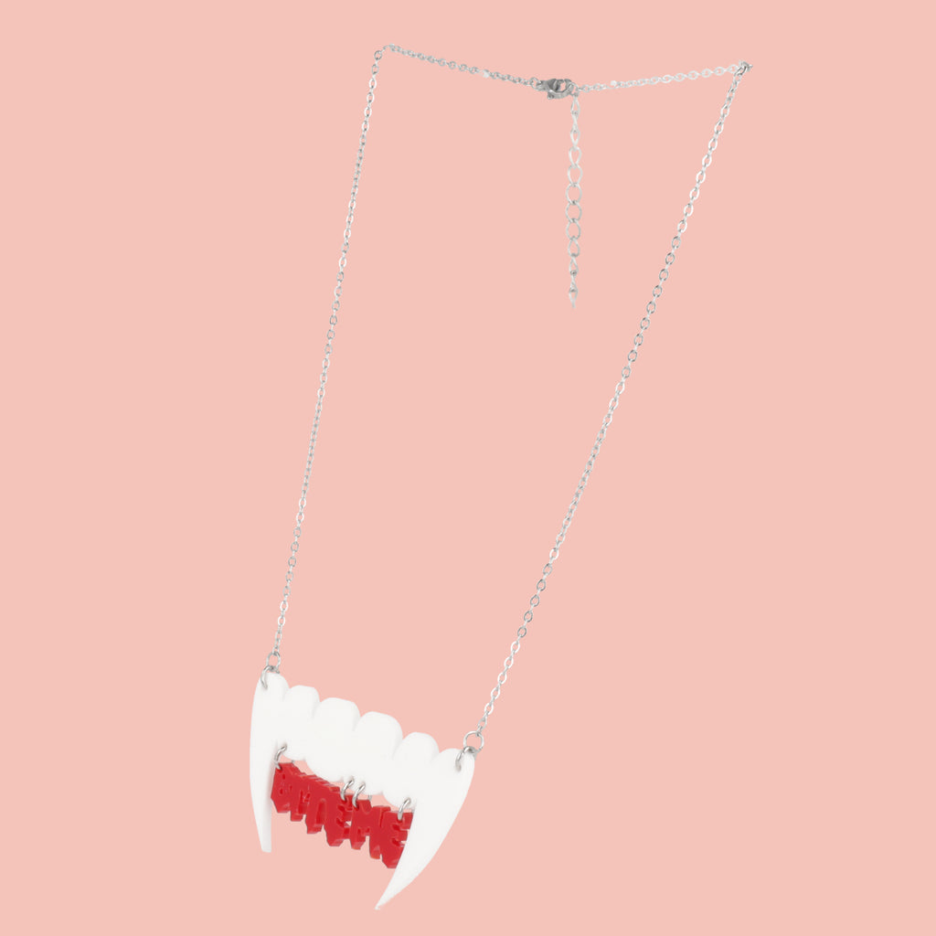 Bite Me Necklace - Sour Cherry