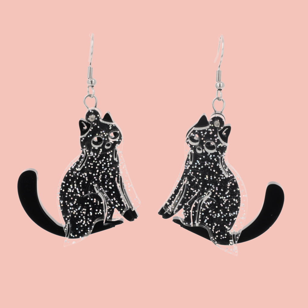 Black Purranormal Cativity Earrings - Sour Cherry
