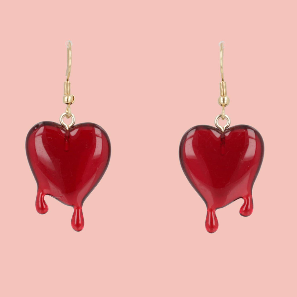 Bleeding Love Earrings - Sour Cherry