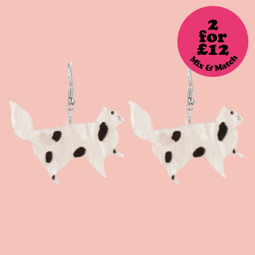 Catitude Earrings - Sour Cherry