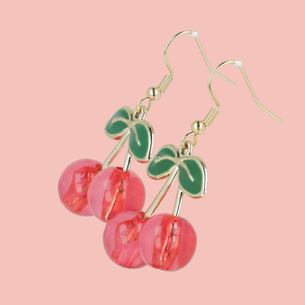 Cherry-licious Earrings - Sour Cherry