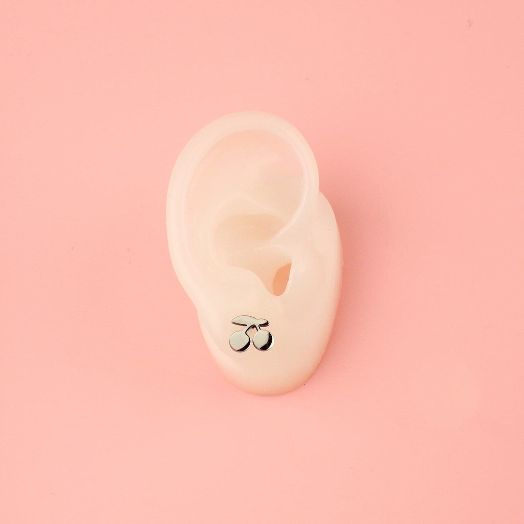 Cherry Stud Earrings - Sour Cherry
