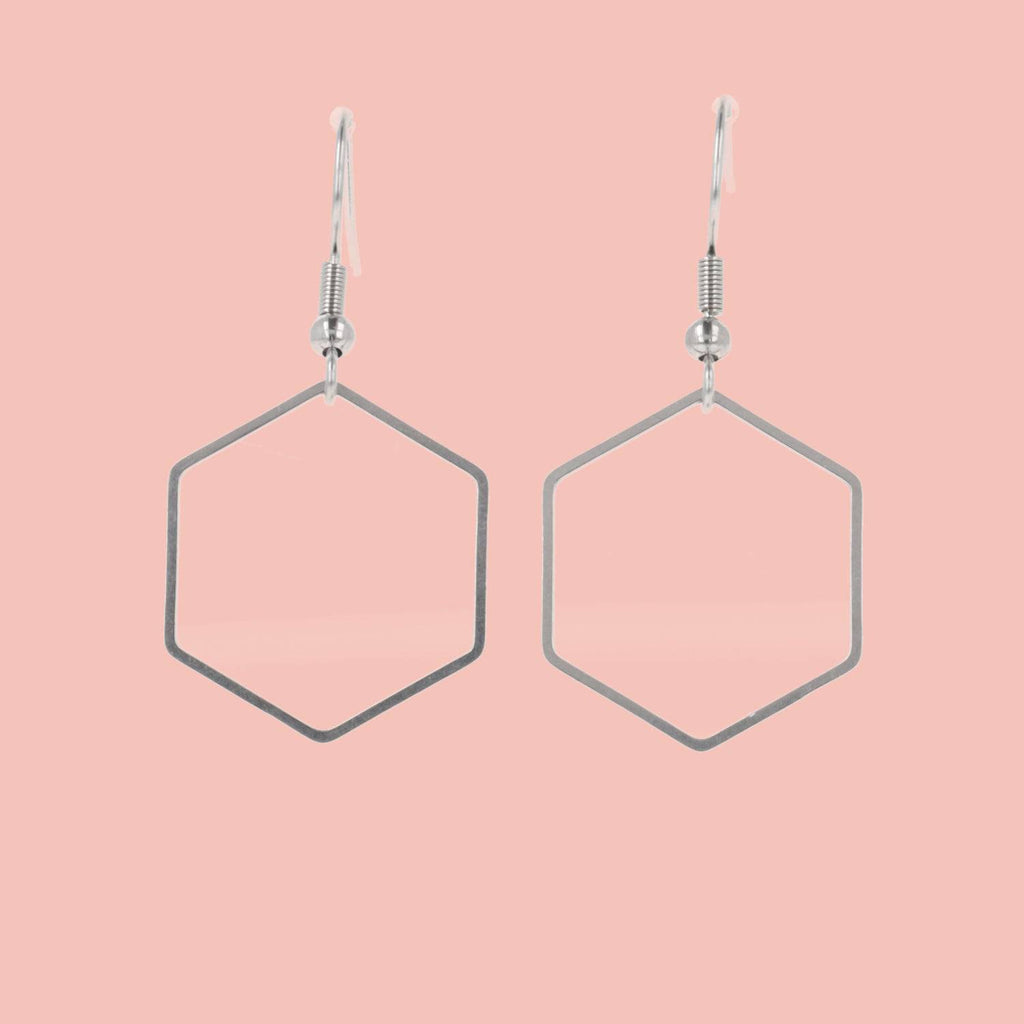 Classic Honeycomb Earrings - Sour Cherry
