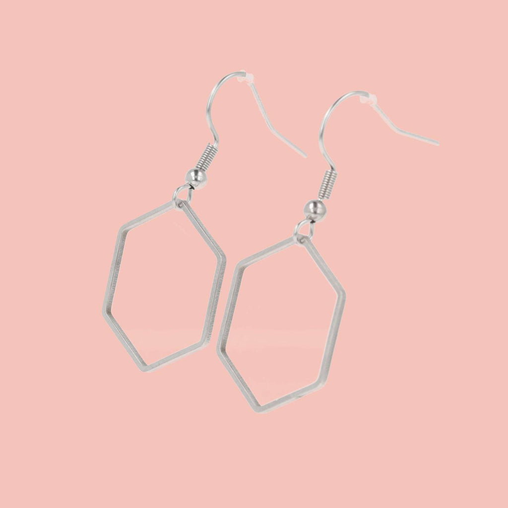 Classic Honeycomb Earrings - Sour Cherry