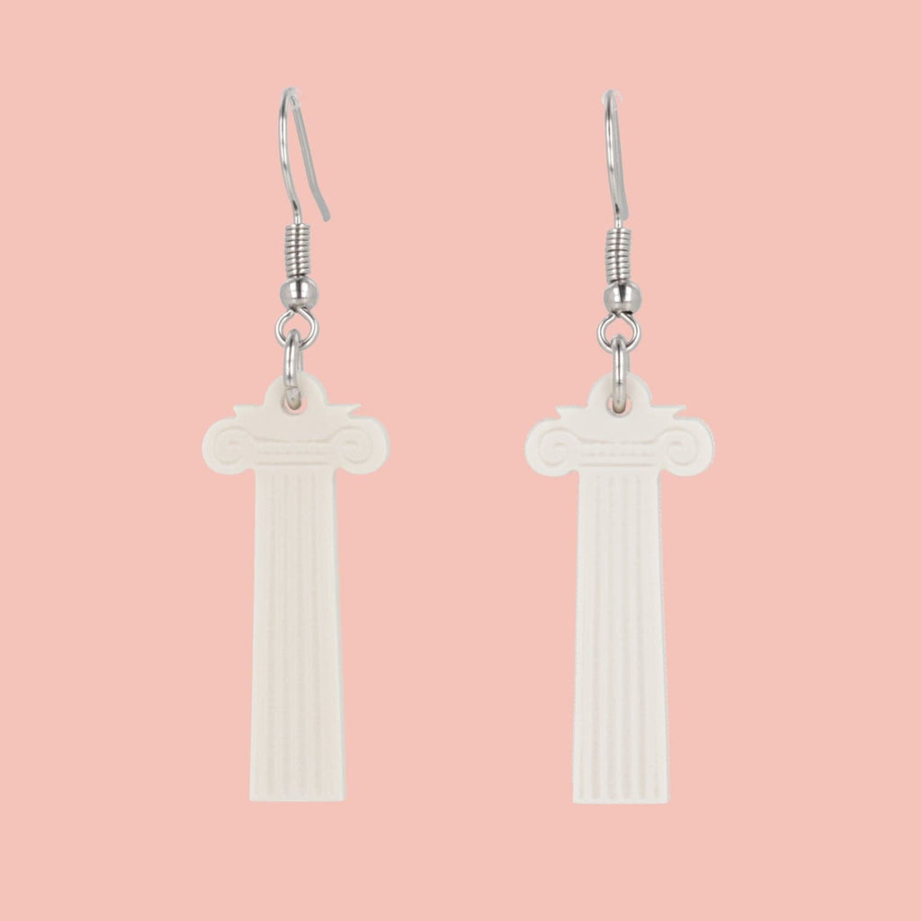 Column Earrings - Sour Cherry