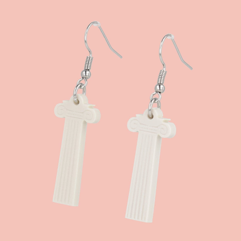 Column Earrings - Sour Cherry