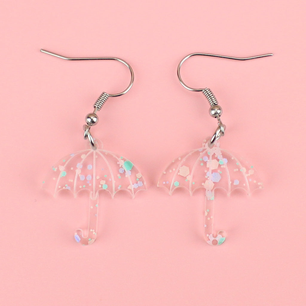 Confetti April Shower Earrings - Sour Cherry