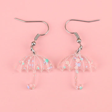 Confetti April Shower Earrings - Sour Cherry