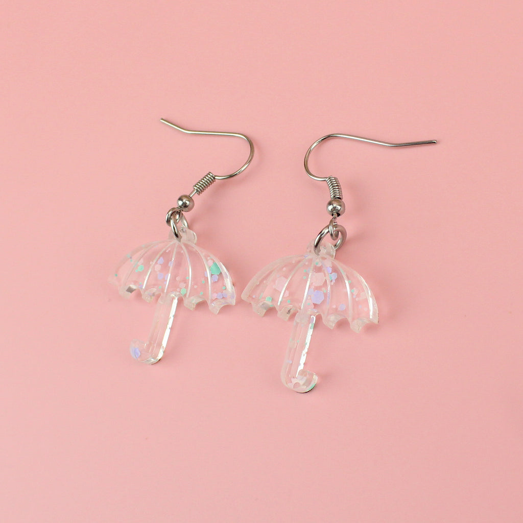 Confetti April Shower Earrings - Sour Cherry