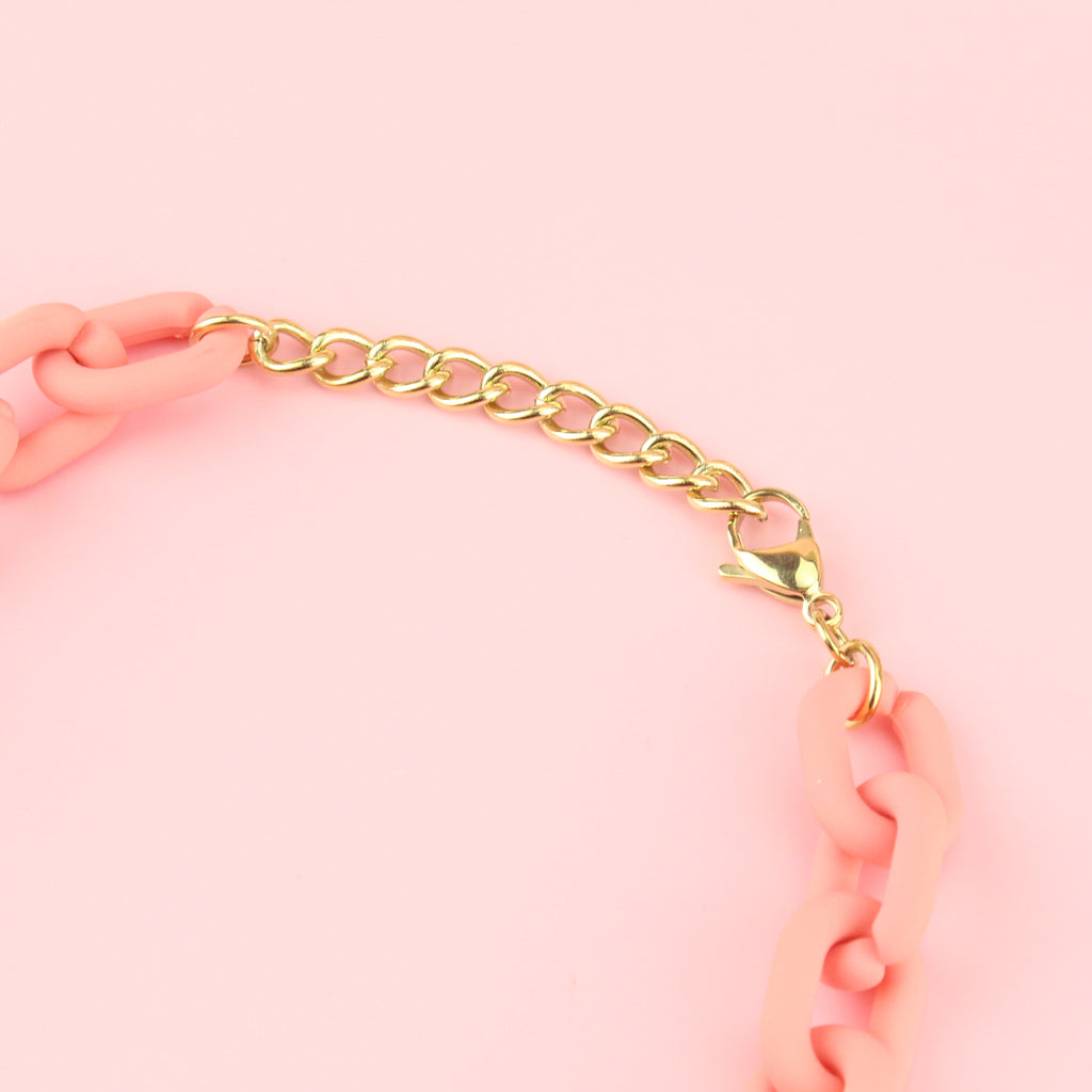 Gold plated stainless steel extension chain
