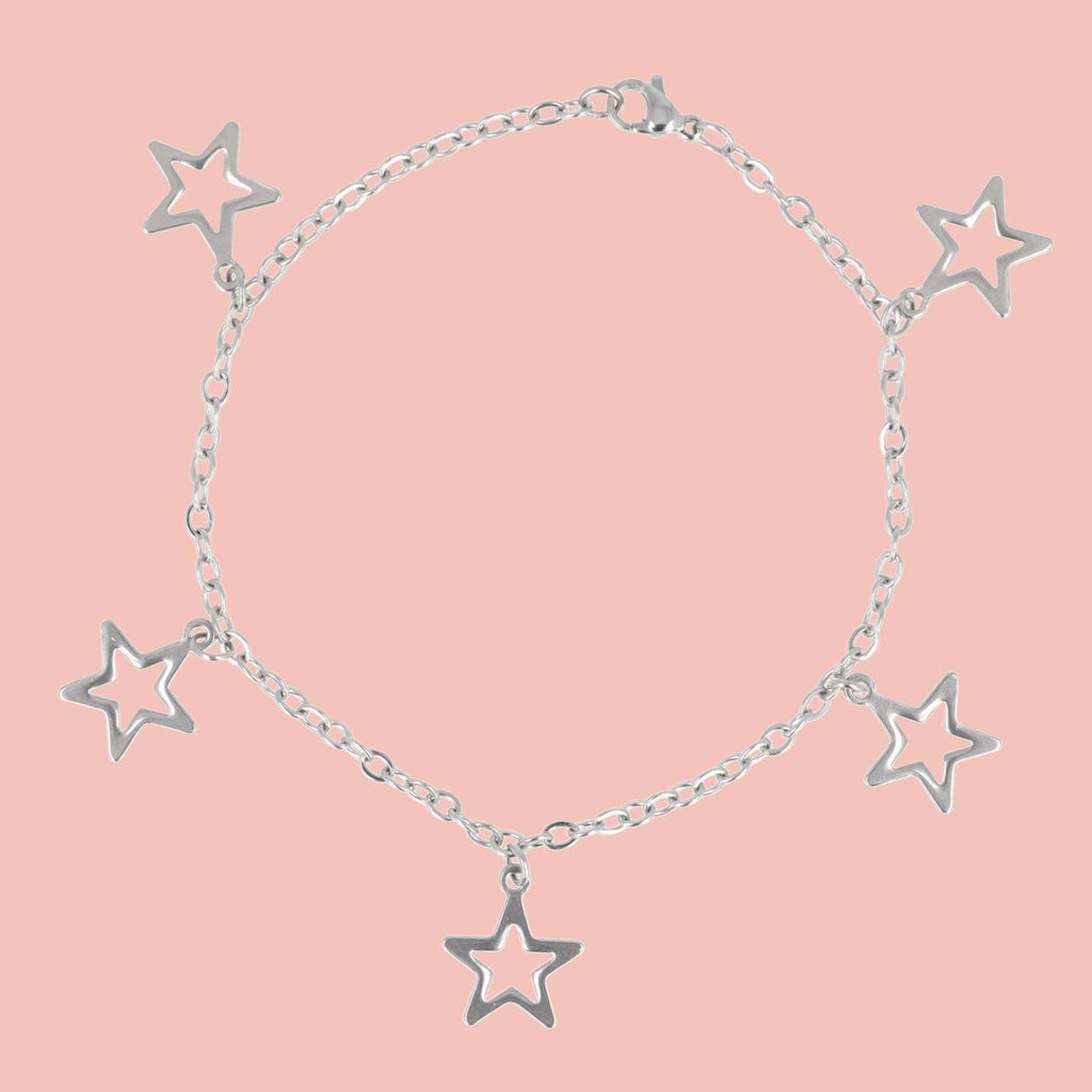 Cut Out Star Bracelet - Sour Cherry