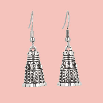 Dalek Earrings - Sour Cherry