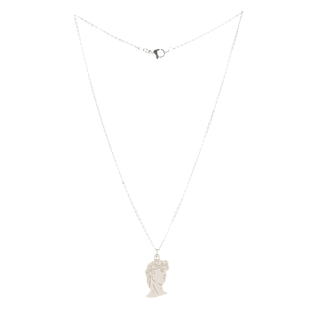 David Bust Necklace - Sour Cherry