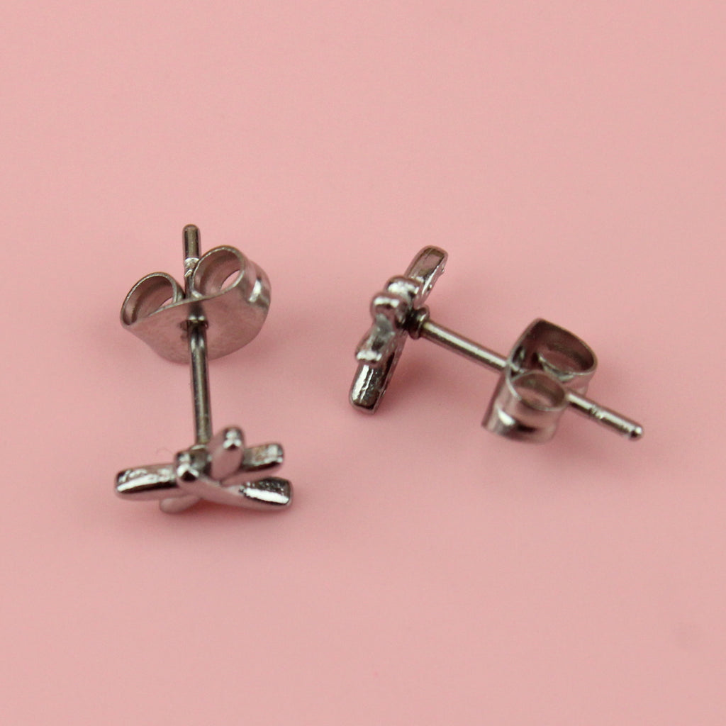 Dragonfly Stud Earrings - Sour Cherry