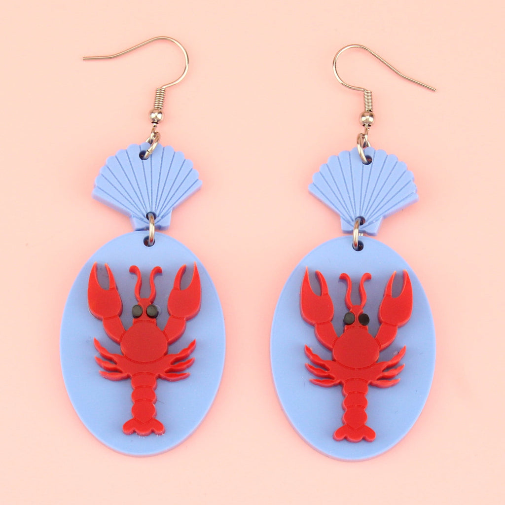 Earrings For A Sushi Restaurant (Blue) - Sour Cherry