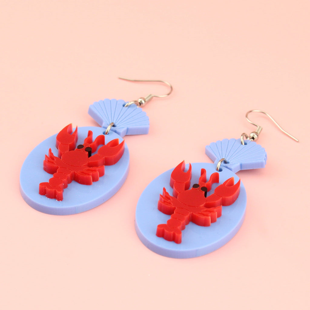 Earrings For A Sushi Restaurant (Blue) - Sour Cherry