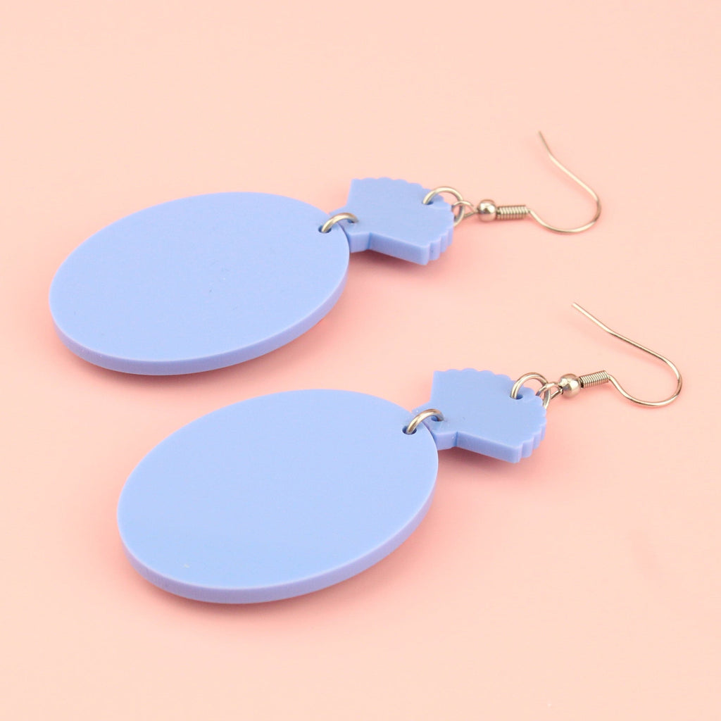 Earrings For A Sushi Restaurant (Blue) - Sour Cherry