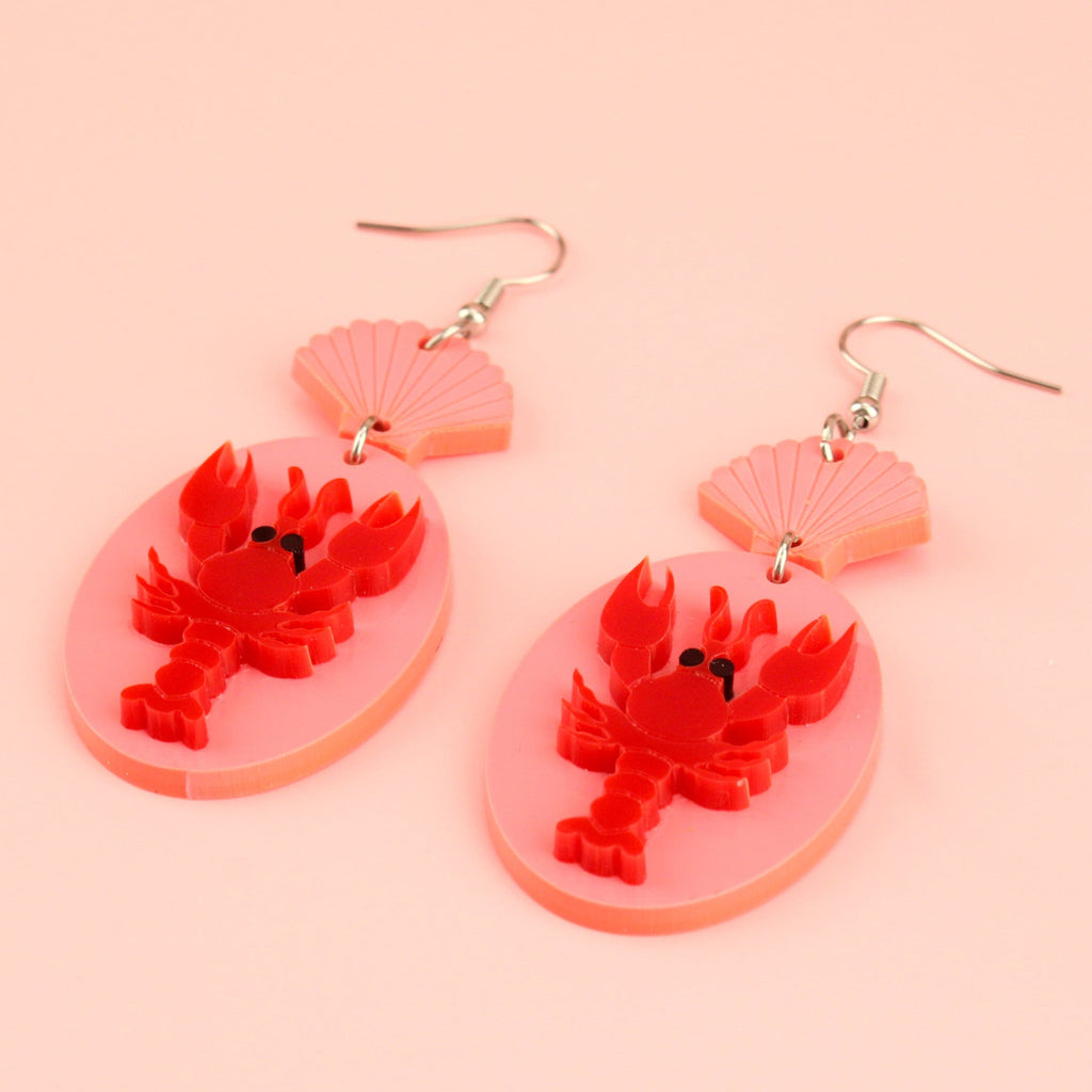 Earrings For A Sushi Restaurant (Pink) - Sour Cherry