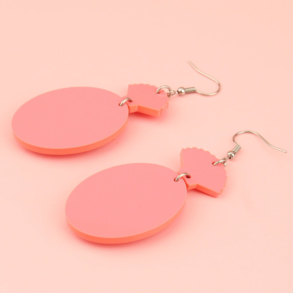 Earrings For A Sushi Restaurant (Pink) - Sour Cherry