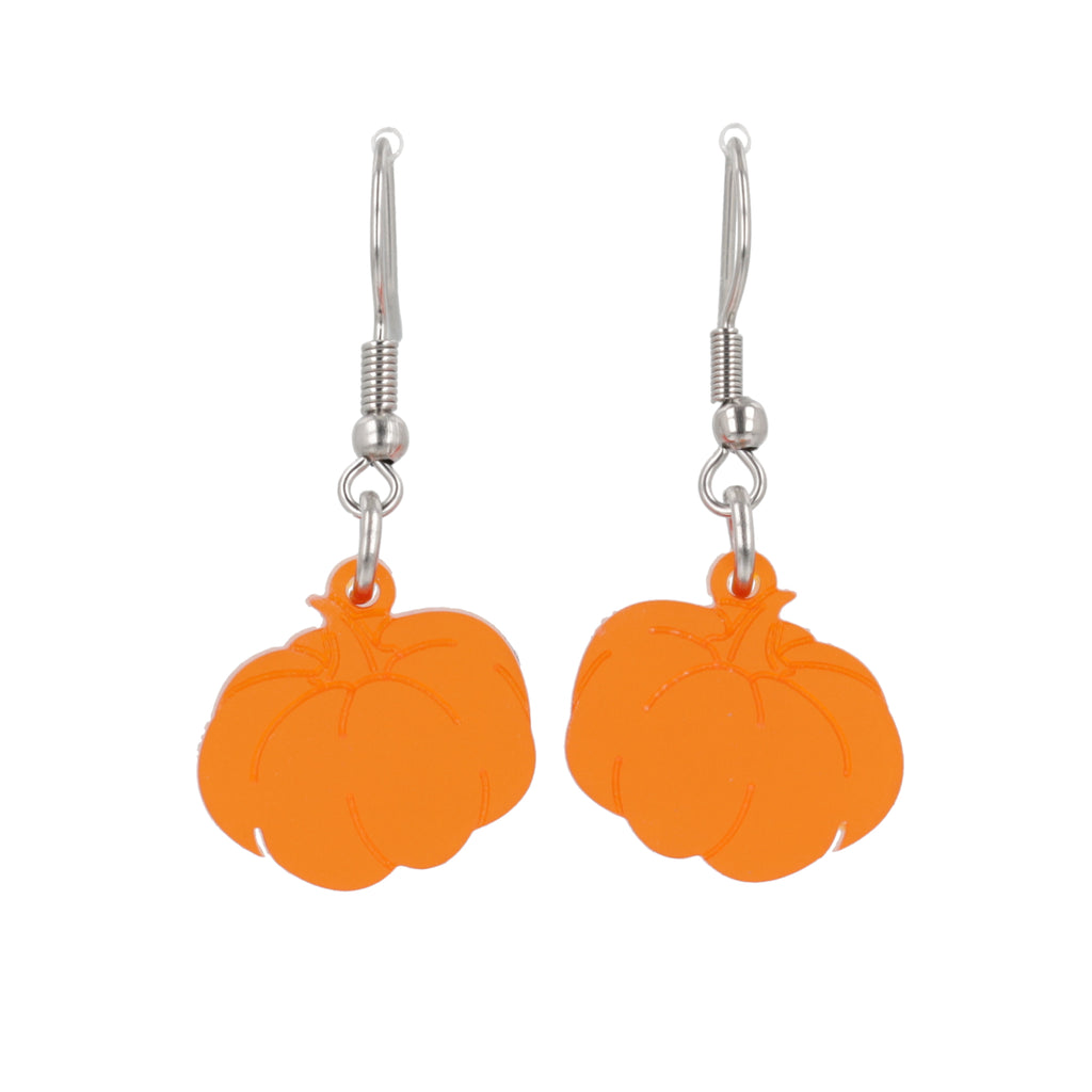 Frosted Pumpkin Patch Earrings - Sour Cherry