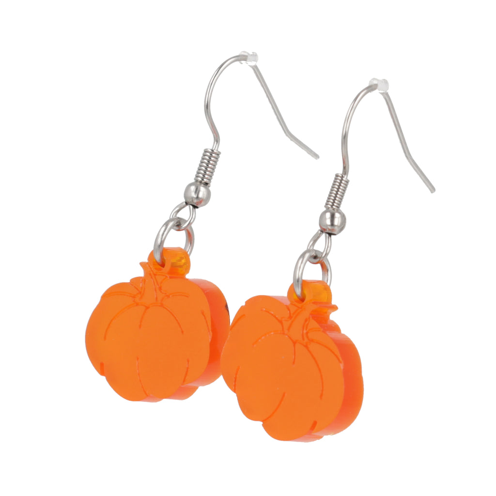 Frosted Pumpkin Patch Earrings - Sour Cherry