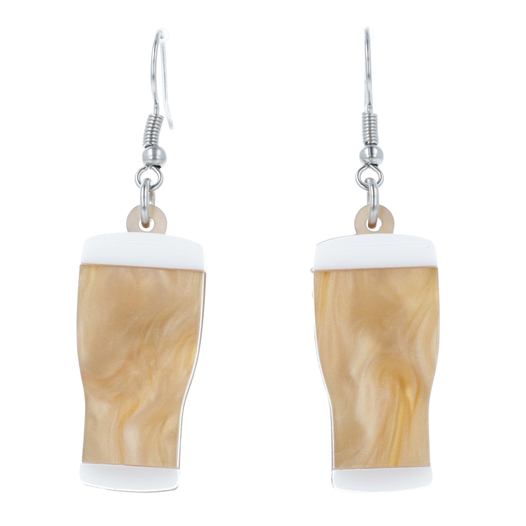 Get The Beers In Earrings - Sour Cherry