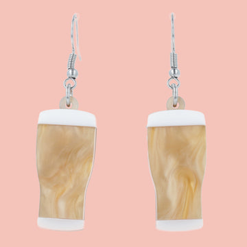 Get The Beers In Earrings - Sour Cherry