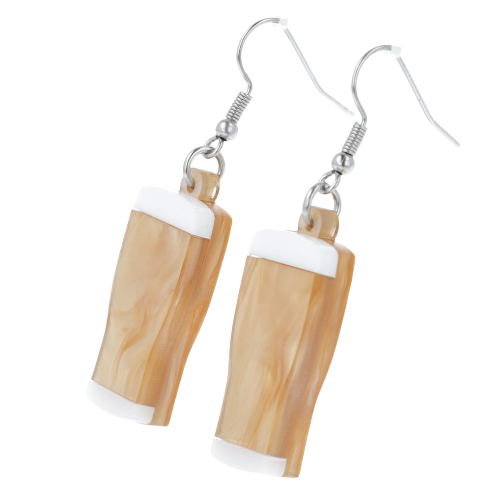 Get The Beers In Earrings - Sour Cherry