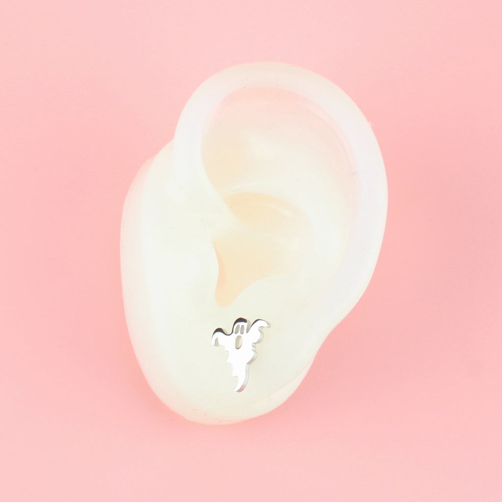Ghost Stud Earrings - Sour Cherry