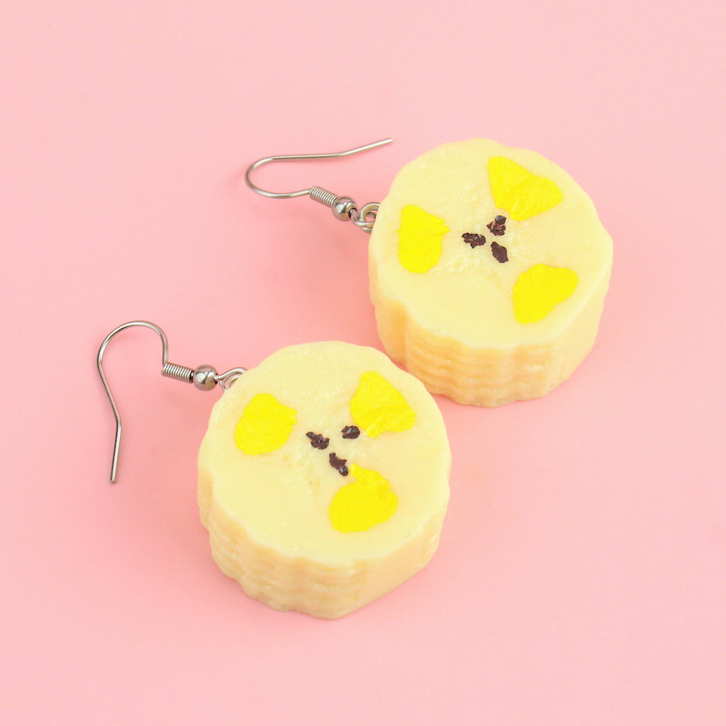 Go Bananas Earrings - Sour Cherry